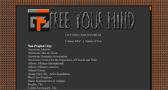 Desktop Screenshot of godfreezone.org